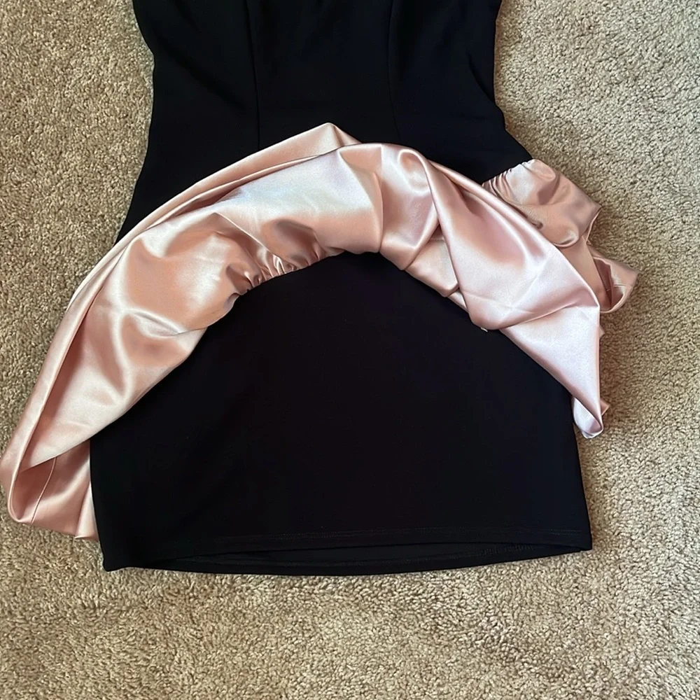 NWT City Studio Strapless Ruffle Dress - Picture 8 of 9